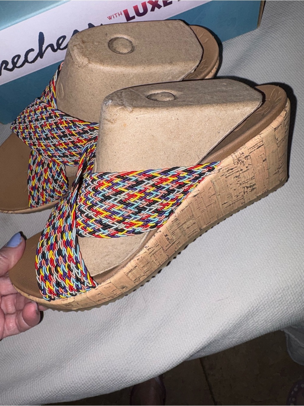 Skechers Beverlee Vacation Mode Luxe Foam wedges - Picture 4 of 10